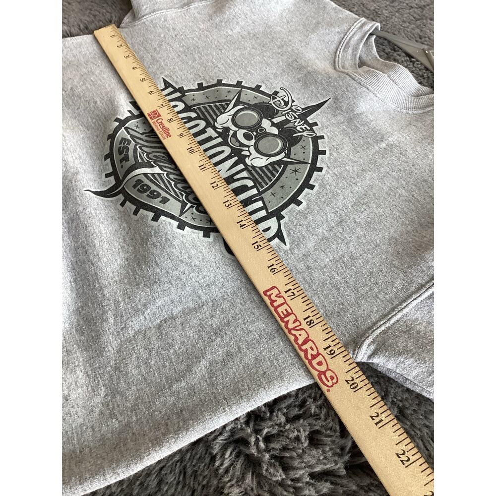 Disney‎ Parks Disney Vacation Club (DVC) Crewneck Sweatshirt Gray SZ Small - Picture 6 of 9